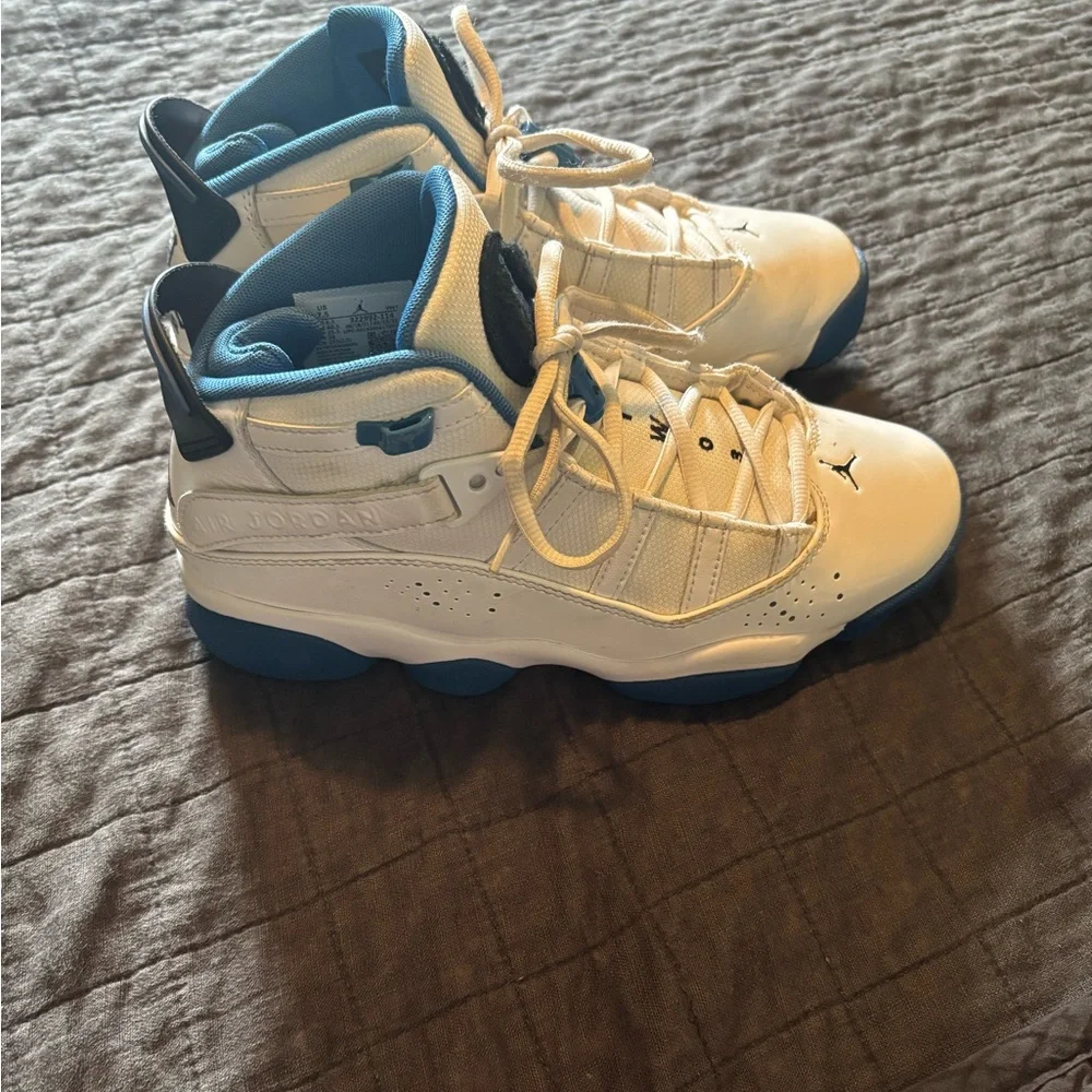 Jordan‎ 6 Rings University Blue White Sneakers 322992-114 Mens Size 7.5